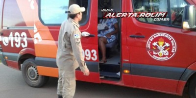 Rolim de Moura  - Durante ultrapassagem, condutora de moto é fechada por camionete, cai e sofre fratura exposta em um dos braços 