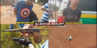 Rolim de Moura – Suspeitos de cometerem homicídio no Bairro Bom Jardim são presos pela Polícia Militar - ATUALIZADA
