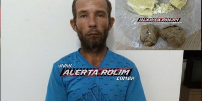 Rolim de Moura – Suspeito de tráfico de drogas é preso pela PM com drogas que seria entregue em São Miguel do Guaporé