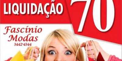 Publicidade - Mega liquidação Fascínio Modas