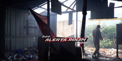 Rolim de Moura – Casa de madeira é atingida por fogo no Bairro Planalto e só não acaba totalmente destruída, graças a rápida ação dos Bombeiros