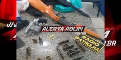 Cacoal – Armas de fogo e várias munições são apreendidas pela PM com o auxílio da Central de Videomonitoramento