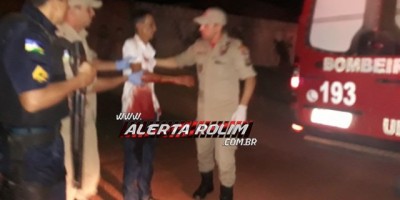 Rolim de Moura – Homem e mulher são agredidos a pauladas e golpe de faca  no Bairro Olímpico; o suspeito é irmão de uma das vítimas