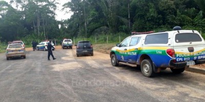 Porto Velho -  Suspeito morre a tiros após roubo a residência
