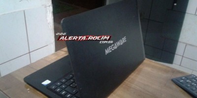 Rolim de Moura -  Adolescente, com várias passagens pela pratica de furtos, foge da viatura e deixa notebook pra trás 
