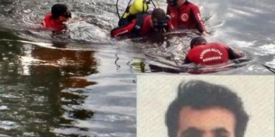 Costa Marques - Corpo do motorista do caminhão bitrem, que caiu dentro do rio São Domingos, é encontrado pelos mergulhadores do Corpo de Bombeiros 