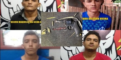 Cacoal – Após roubo e tentativa de roubo em Relojoarias, 04 criminosos são presos pela Polícia Militar