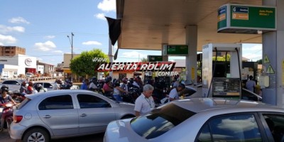 Rolim de Moura – Reflexo da paralisação dos caminhoneiros incide na falta de combustíveis e gás 