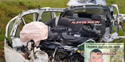Rolim de Moura - URGENTE -   Jovem morre após grave colisão entre caminhão boiadeiro e automóvel na RO-479