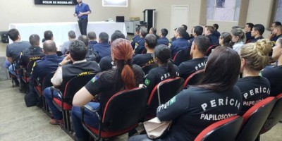 Curso de perícia papiloscópica em local de crime é ministrado em Rolim de Moura