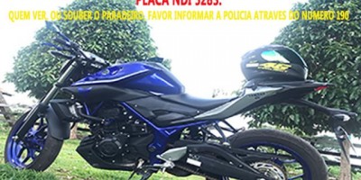 Alta Floresta -  Motocicleta é furtada de garagem de residência 