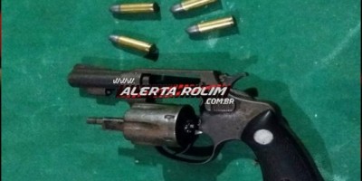 Nova Brasilândia – Durante comando de abordagem realizada pela PM, suspeito acaba preso por porte ilegal de arma de fogo 