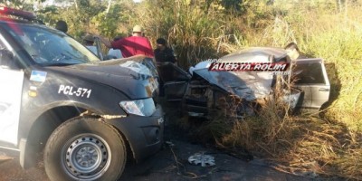 Migrantinópolis - Grave acidente de trânsito envolvendo carro de passeio e viatura da Polícia Civil resulta em uma morte 