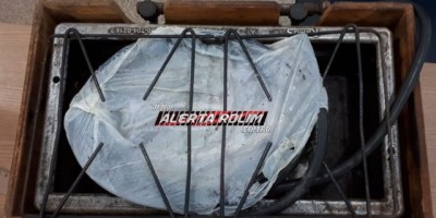 Rolim de Moura – Fogareiro possivelmente furtado é apreendido pela PM 