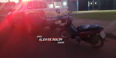 Rolim de Moura – Entregador de lanches tem moto roubada durante entrega, e algumas horas após, o veículo foi recuperado por Guarnição de Rádio Patrulha da PM