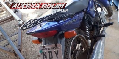 Rolim de Moura -  Motocicleta é furtada no estacionamento do hospital municipal 