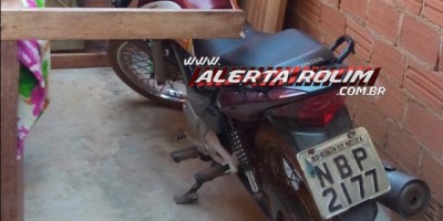 Rolim de Moura - Em menos de 24 horas PM recupera moto que foi roubada de entregador de lanchonete