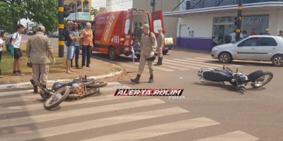 Rolim de Moura - Mesmo com semáforo, dois acidentes de trânsito são registrados no cruzamento da Avenida 25 de Agosto com Rua Rio Madeira 