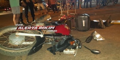 Rolim de Moura - Mais um acidente de trânsito com vítima é registrado nesta quarta-feira 