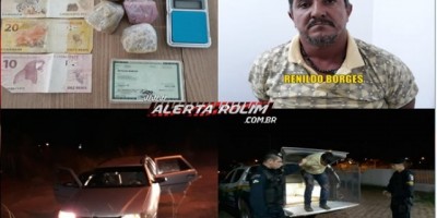 Rolim de Moura – Suspeito de tráfico de drogas é preso pela equipe de Força Tática da PM