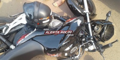 Rolim de Moura - Motociclista é atingido por carro no Centro da cidade 