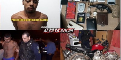 Rolim de Moura – Algumas horas após saída temporária, apenado furta moto durante a eleição, pratica 03 roubos, e acaba preso pela PM