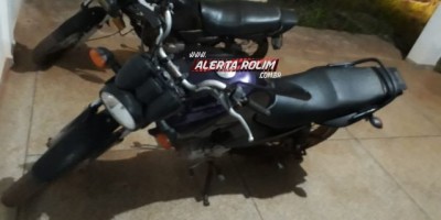 Rolim de Moura - Através de denúncia anônima, PM recupera moto que foi furtada em Julho deste ano
