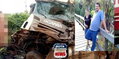 BR-364: Caminhoneiro morre após violenta colisão entre veículos