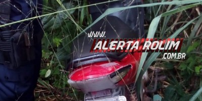 Rolim de Moura -  Polícia Militar recupera moto que foi furtada na cidade de Pimenta Bueno
