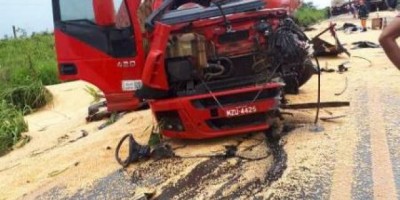 Identificado caminhoneiro morto no choque entre carretas em Vilhena; ele teve o pé decepado