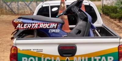 Migrantinópolis – PM recupera Biz que foi furtada no mês de Setembro em Rolim de Moura 