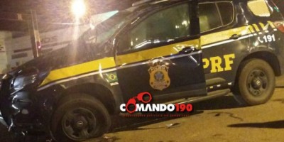 Viatura da PRF se envolve em grave acidente durante atendimento de ocorrência, em Ji-Paraná
