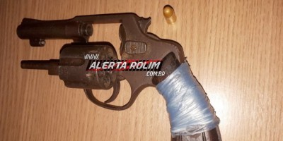 Rolim de Moura – Dois menores, suspeitos de envolvimento em crimes de roubos são apreendidos com uma arma de fogo pela equipe de Força Tática da PM 