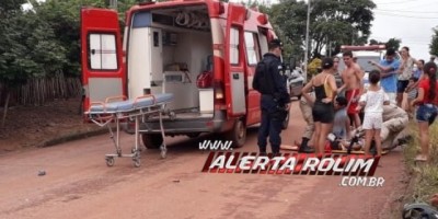  Rolim de Moura – Criança é atropelada por moto ao tentar atravessar a via 