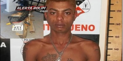 Pimenta Bueno – Suspeito é preso pela PM com moto furtada em Rolim de Moura