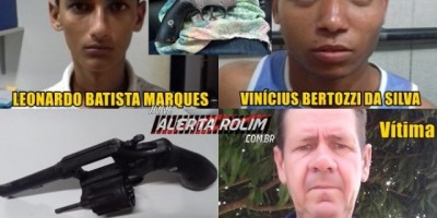 Cacoal – Bandidos matam vítima durante roubo na Zona Rural e após diligências acabam presos pela PM e PC; moto roubada é recuperada 