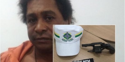 Rolim de Moura – Homem é preso com arma de fogo pela equipe da Ptran da PM 