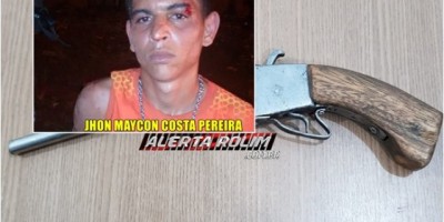 Rolim de Moura – Foragido da prisão é alvejado a tiro por PM de folga e agredido por populares, após tentativa de roubo a uma mulher