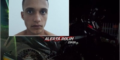 Migrantinópolis – Moto roubada em Rolim de Moura é recuperada pela PM; um suspeito foi preso momentos depois pela PM de Novo Horizonte
