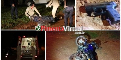 Após roubo, suspeito morre durante troca de tiros com a Polícia Militar, em Pimenta Bueno