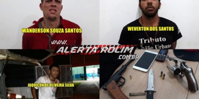 Rolim de Moura – 03 bandidos são presos pela PM, após agredirem e manter vítima de refém, durante tentativa de roubo de caminhonete