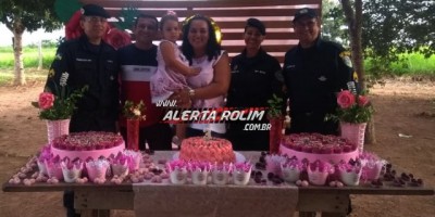 Rolim de Moura – Polícia Militar realiza sonho de criança de apenas 03 anos no seu aniversário