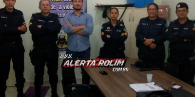 10º BPM - Equipe da Patrulha Maria da Penha de Rolim de Moura recebe instruções em Ji-Paraná