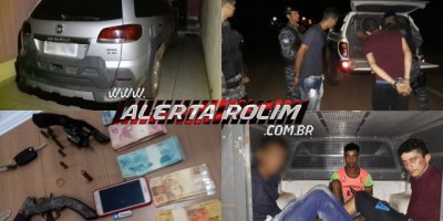 Rolim de Moura – Urgente! Após família ser mantida de refém e roubada por bandidos, 04 suspeitos são presos pela PM e PC - Vídeo