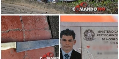 Homem totalmente irado é abatido após atacar PMs com faca, em Ji-Paraná