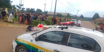 Mulher morre após grave atropelamento na zona Leste e filho chora ao lado do corpo da mãe, em Porto Velho