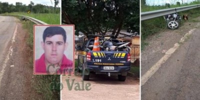 Jovem perde controle de moto e morre após acidente na BR-429; sentido a Presidente Médici