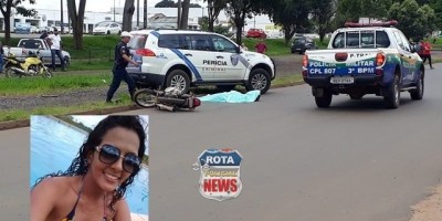Mulher morre esmagada por carreta no Centro de Vilhena