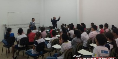 Rolim de Moura – 50 alunos da nova turma da Polícia Mirim têm aula inaugural apresentada