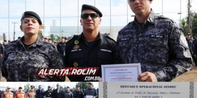 10º BPM em Rolim de Moura é homenageado como destaque operacional SESDEC pela mega apreensão de drogas
